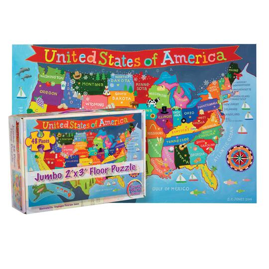 Jumbo United States Floor Puzzle